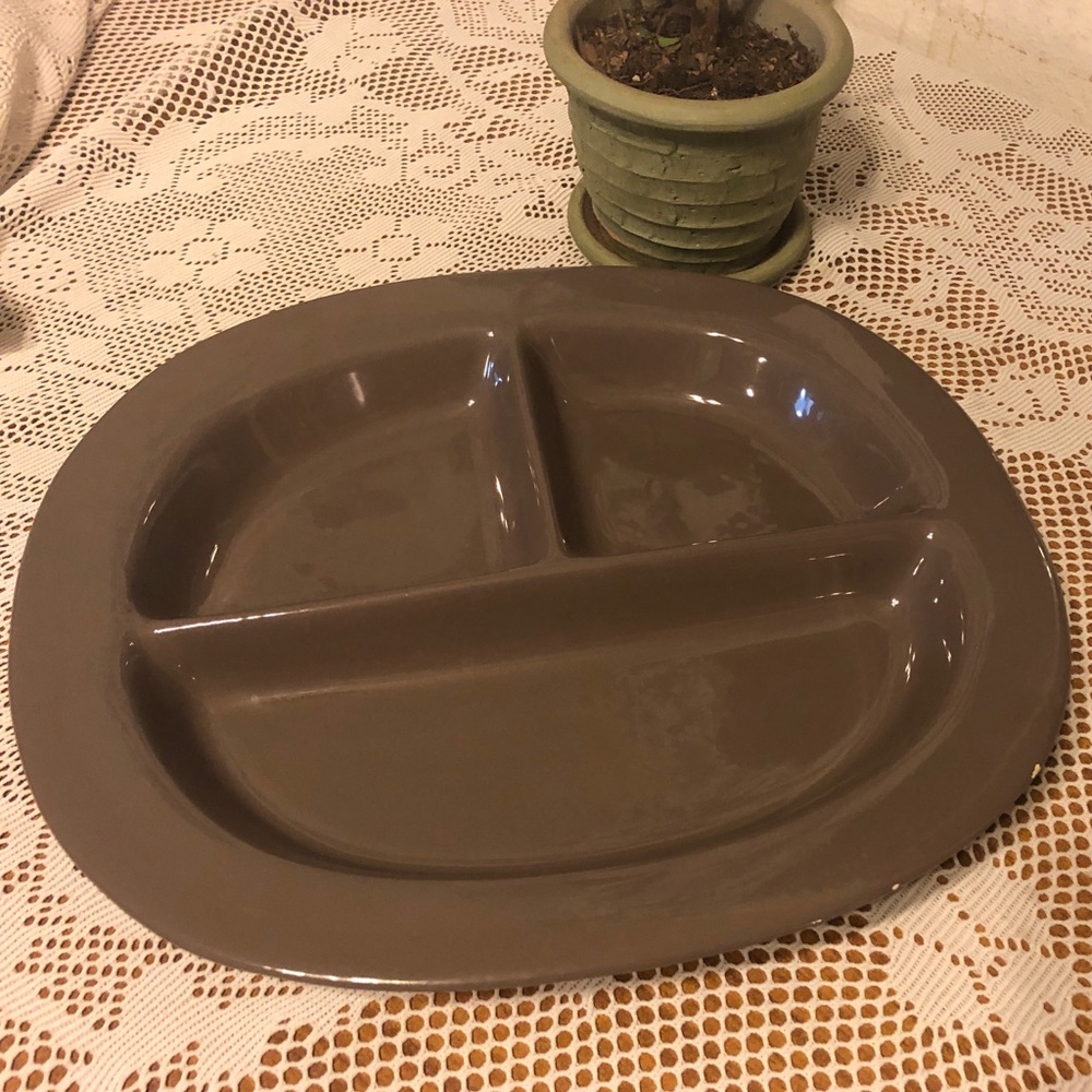 Over and Back divided serving platter